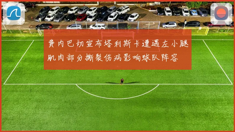 费内巴切宣布塔利斯卡遭遇左小腿肌肉部分撕裂伤病影响球队阵容